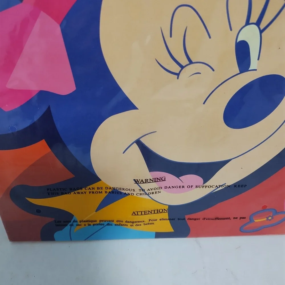 3 Pack Of Disney Store Minnie Mouse 2 Pocket 3 Whole Folders In Sealed Plastic‎